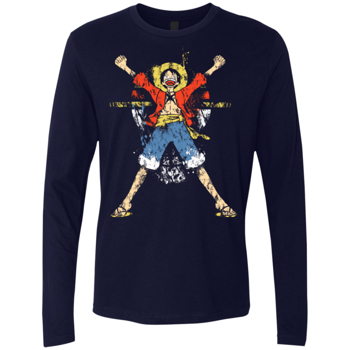 T-Shirts Midnight Navy / Small King of Pirates Men's Premium Long Sleeve