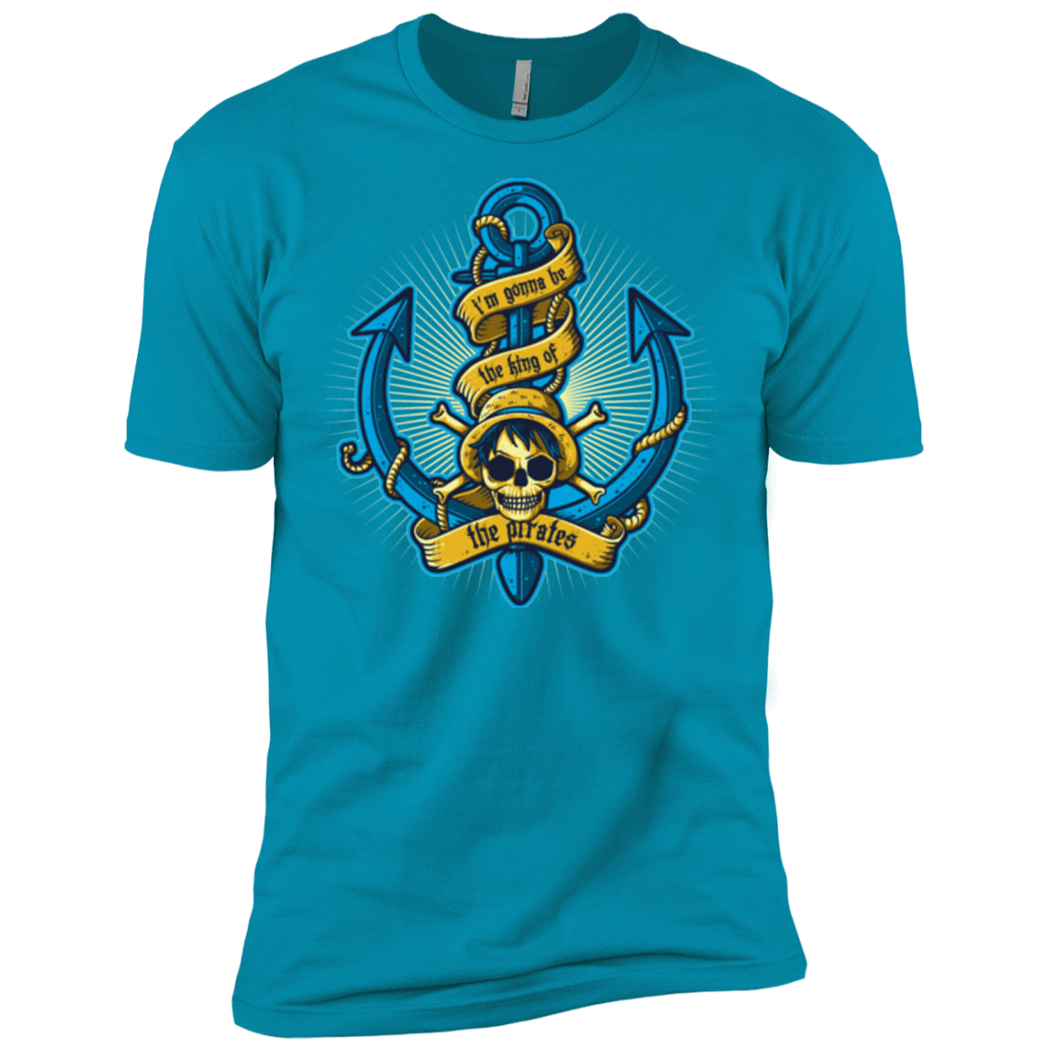 T-Shirts Turquoise / X-Small KING OF PIRATES Men's Premium T-Shirt