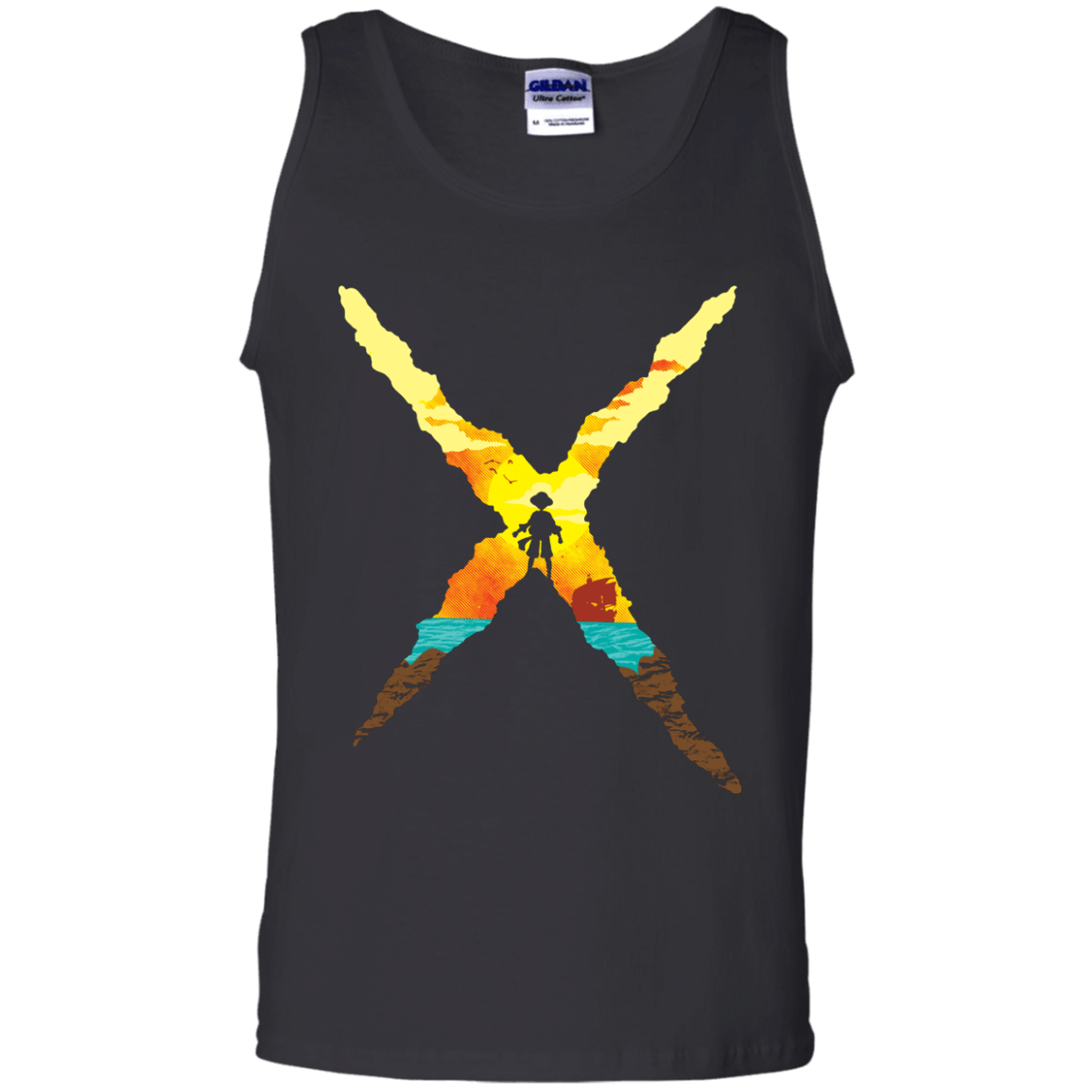 T-Shirts Black / S King Of Pirates Men's Tank Top