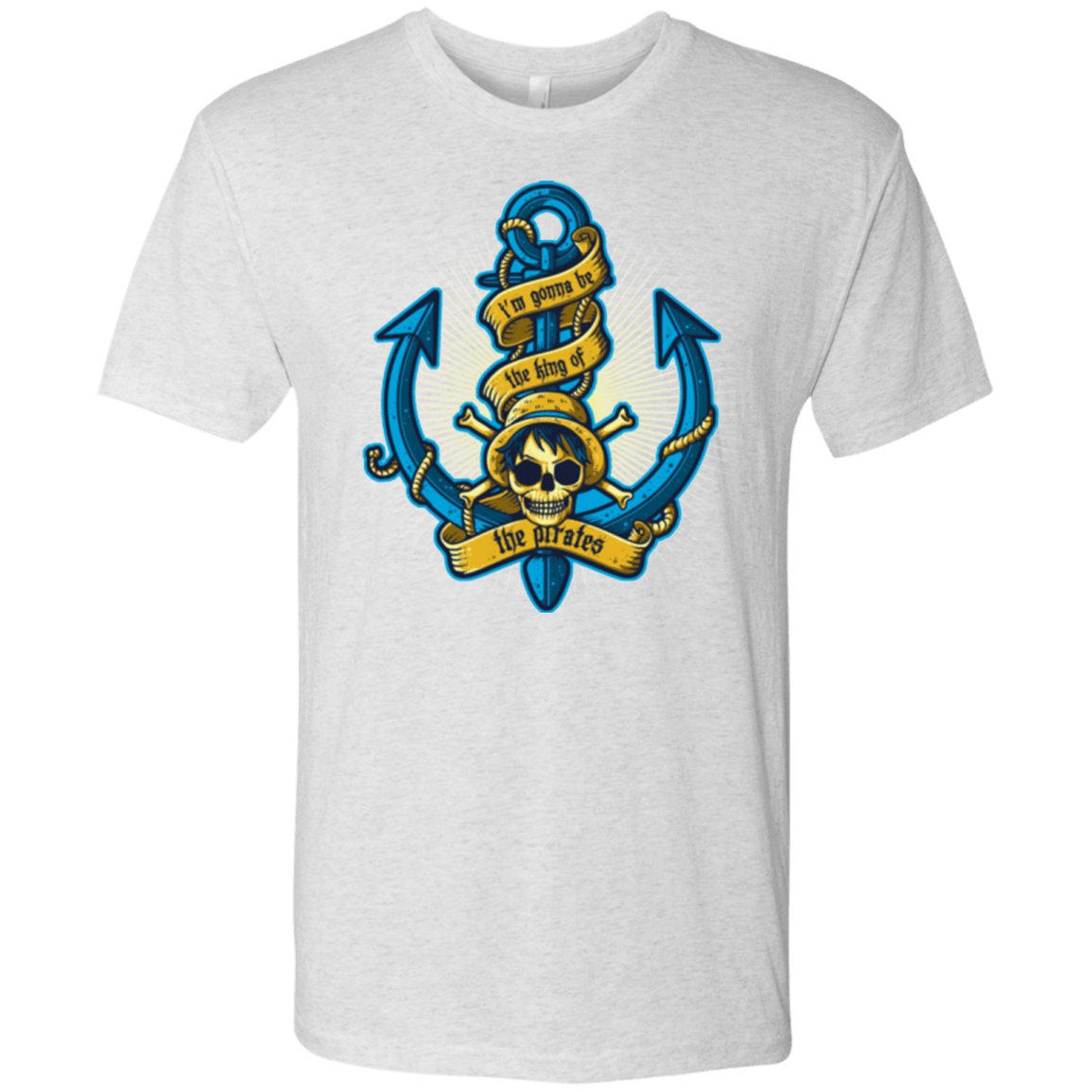 T-Shirts Heather White / Small KING OF PIRATES Men's Triblend T-Shirt