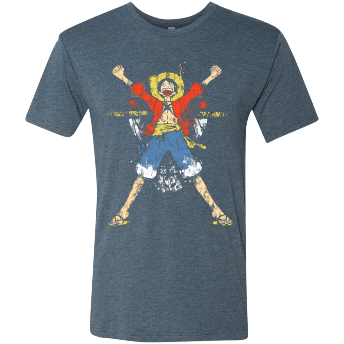 T-Shirts Indigo / Small King of Pirates Men's Triblend T-Shirt