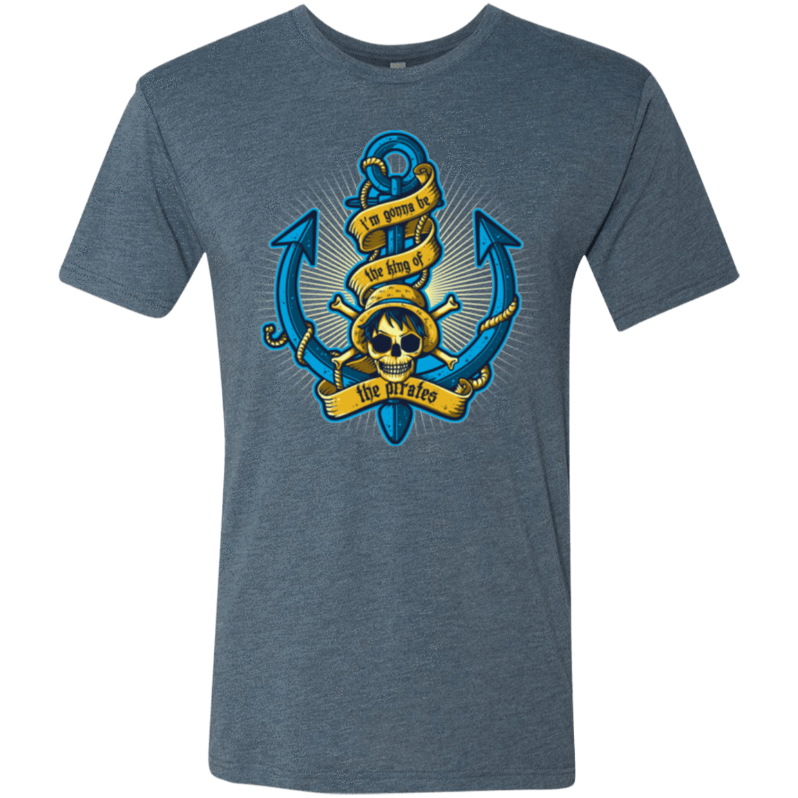 T-Shirts Indigo / Small KING OF PIRATES Men's Triblend T-Shirt