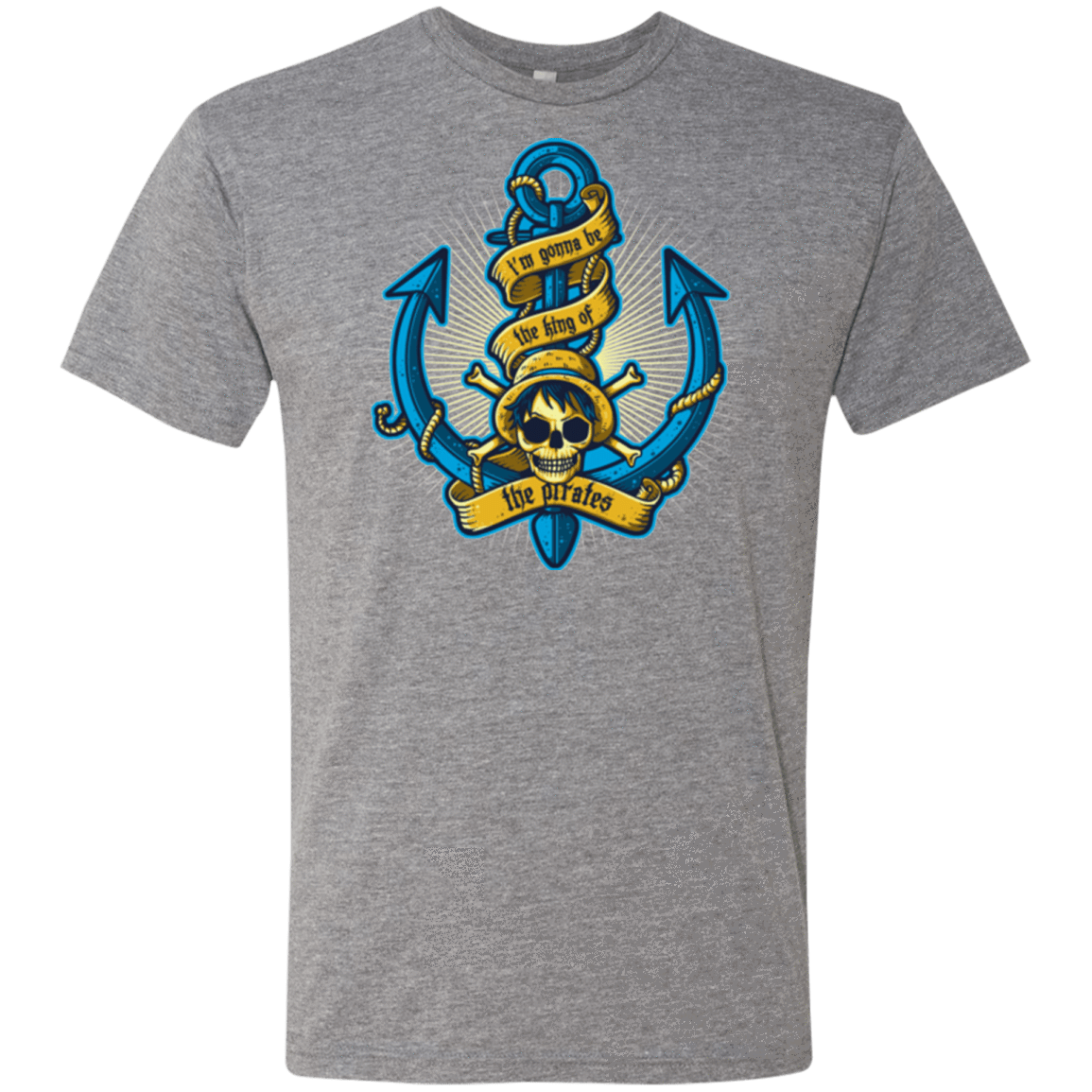 T-Shirts Premium Heather / Small KING OF PIRATES Men's Triblend T-Shirt