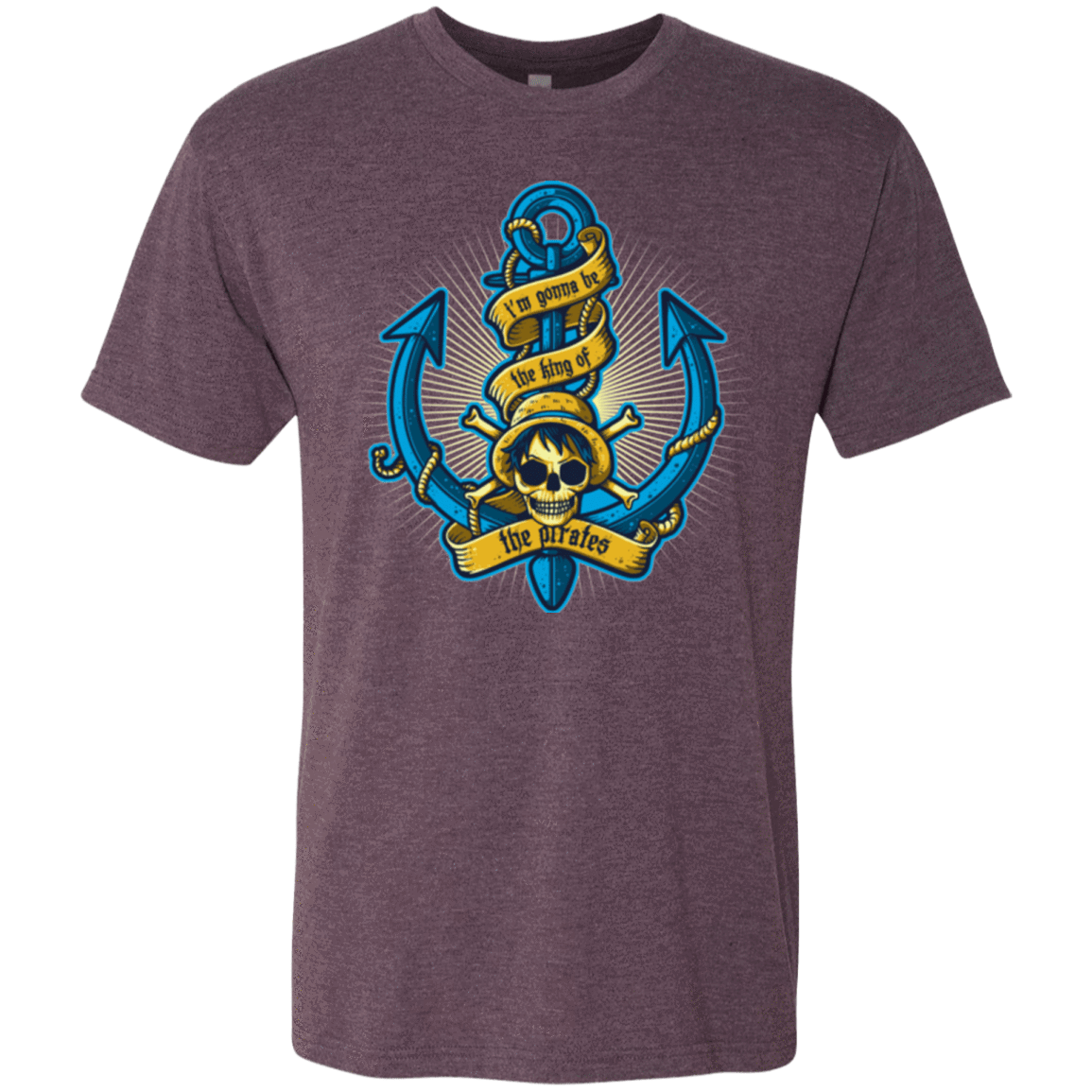 T-Shirts Vintage Purple / Small KING OF PIRATES Men's Triblend T-Shirt