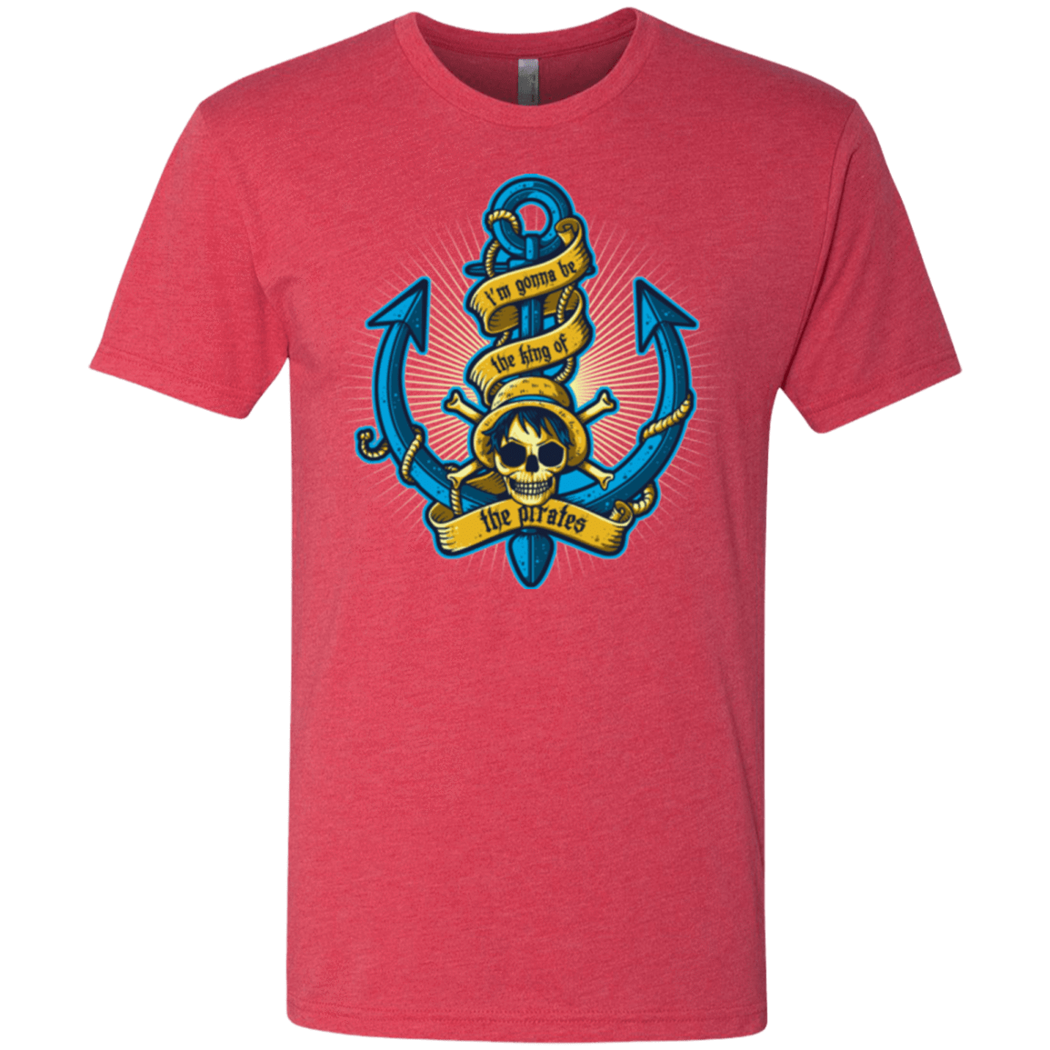 T-Shirts Vintage Red / Small KING OF PIRATES Men's Triblend T-Shirt