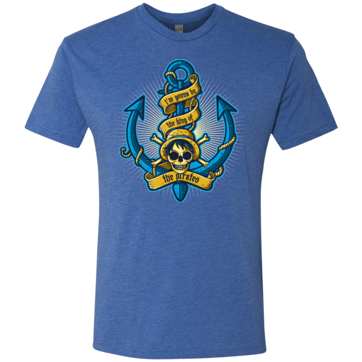 T-Shirts Vintage Royal / Small KING OF PIRATES Men's Triblend T-Shirt