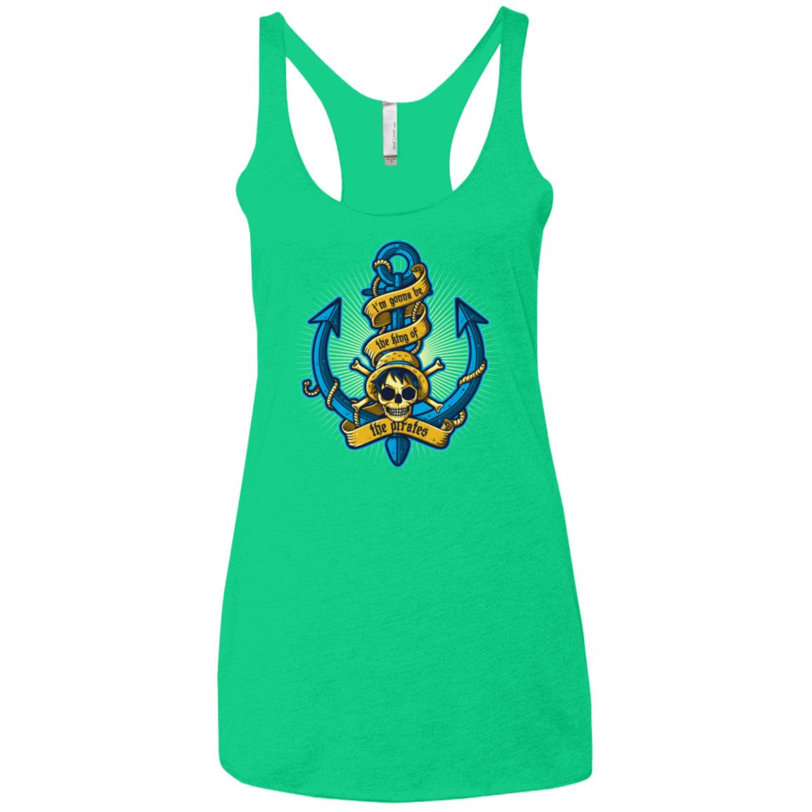 T-Shirts Envy / X-Small KING OF PIRATES Women's Triblend Racerback Tank