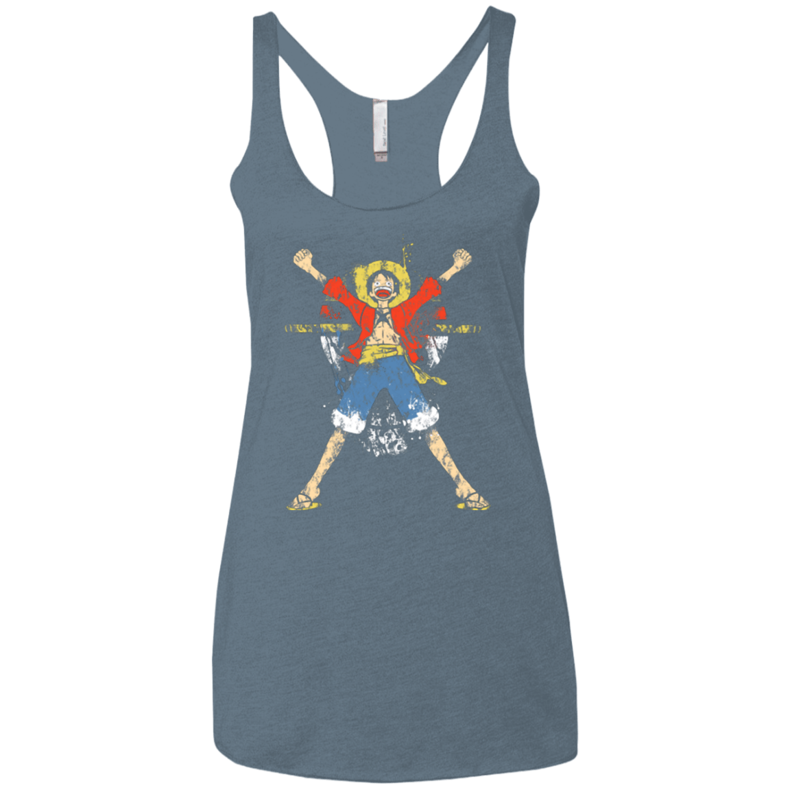 T-Shirts Indigo / X-Small King of Pirates Women's Triblend Racerback Tank