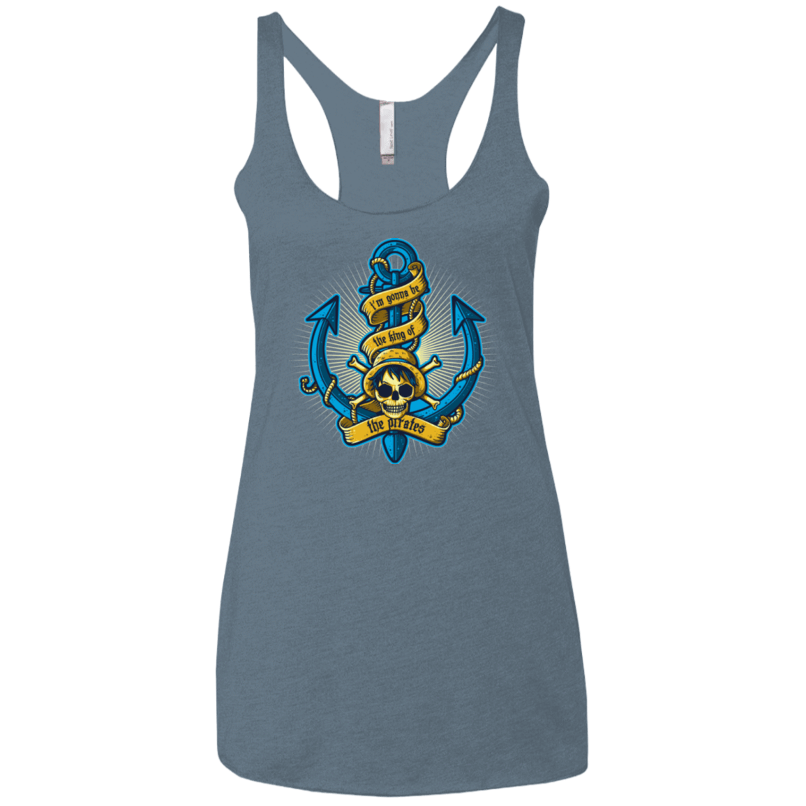 T-Shirts Indigo / X-Small KING OF PIRATES Women's Triblend Racerback Tank