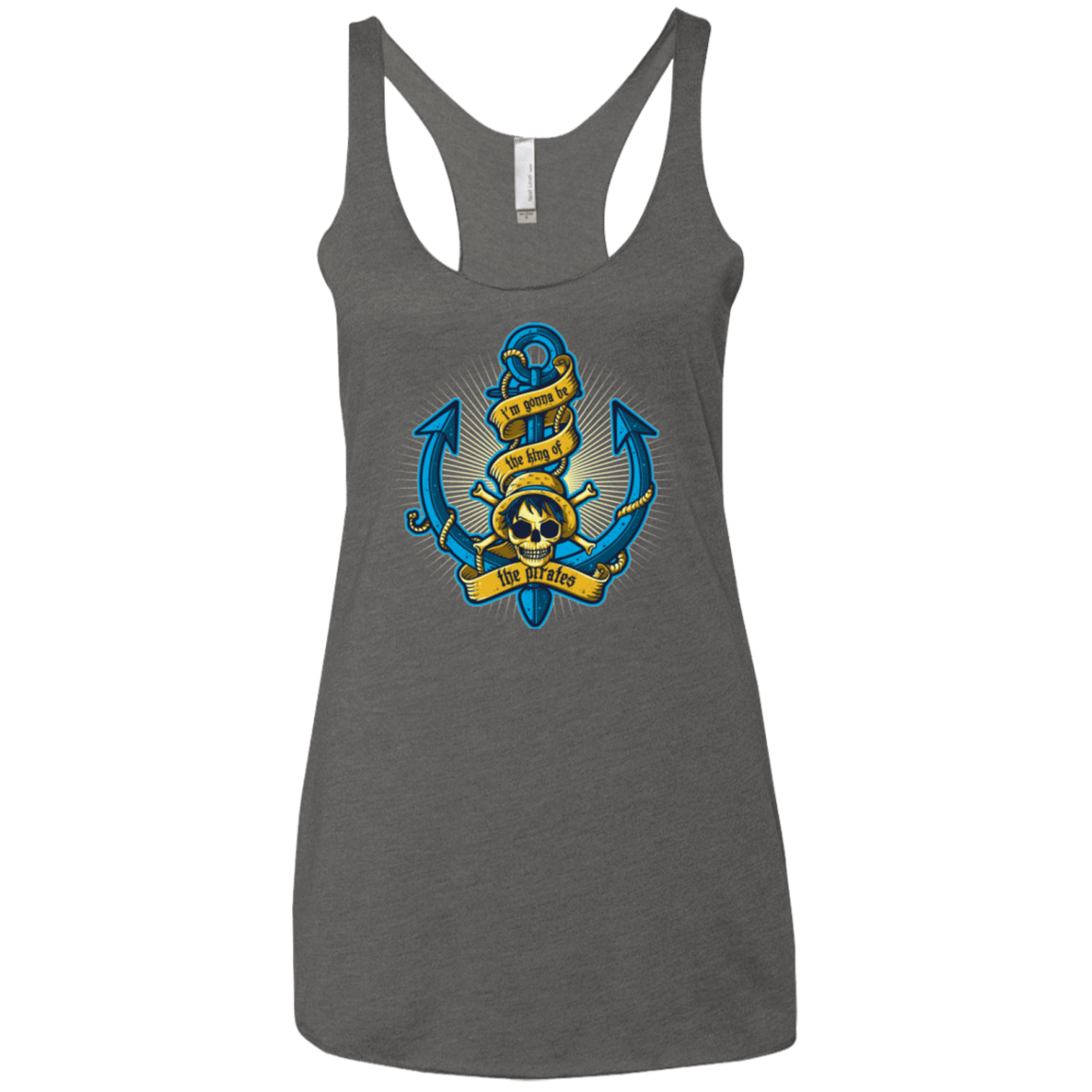 T-Shirts Premium Heather / X-Small KING OF PIRATES Women's Triblend Racerback Tank