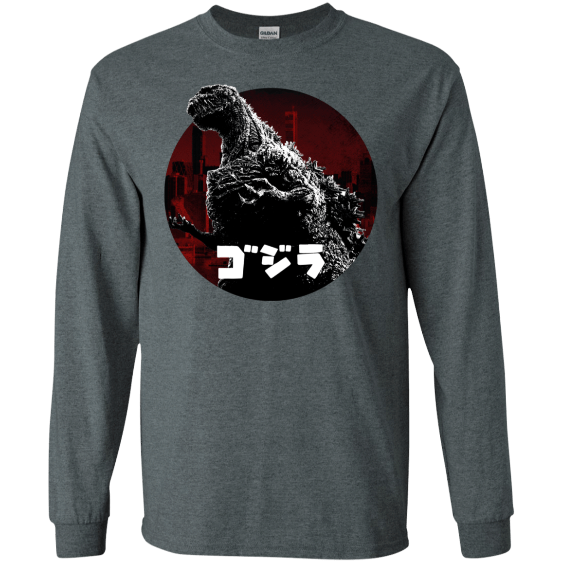 T-Shirts Dark Heather / S King Of The City Men's Long Sleeve T-Shirt