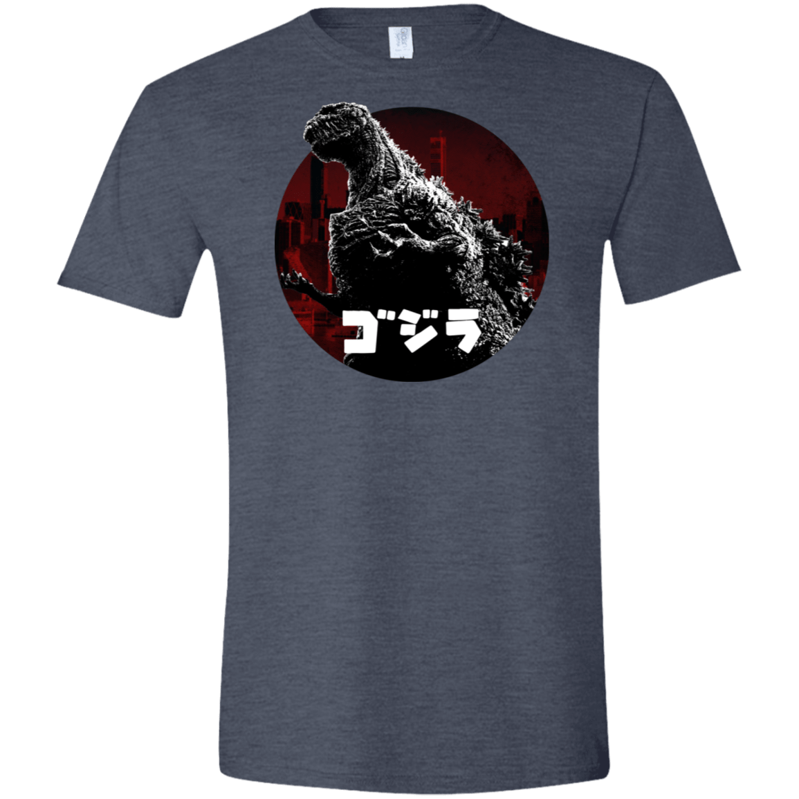 T-Shirts Heather Navy / S King Of The City Men's Semi-Fitted Softstyle