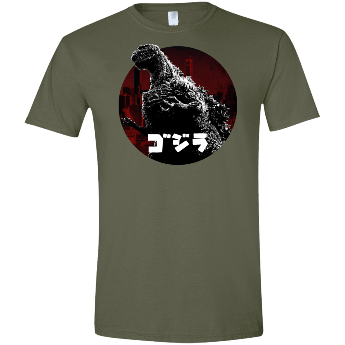 T-Shirts Military Green / S King Of The City Men's Semi-Fitted Softstyle