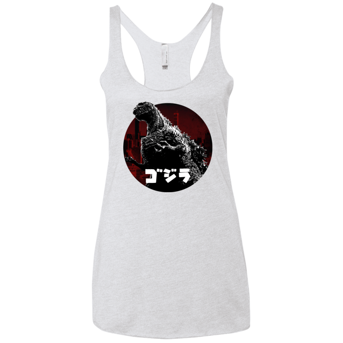 T-Shirts Heather White / X-Small King Of The City Women's Triblend Racerback Tank