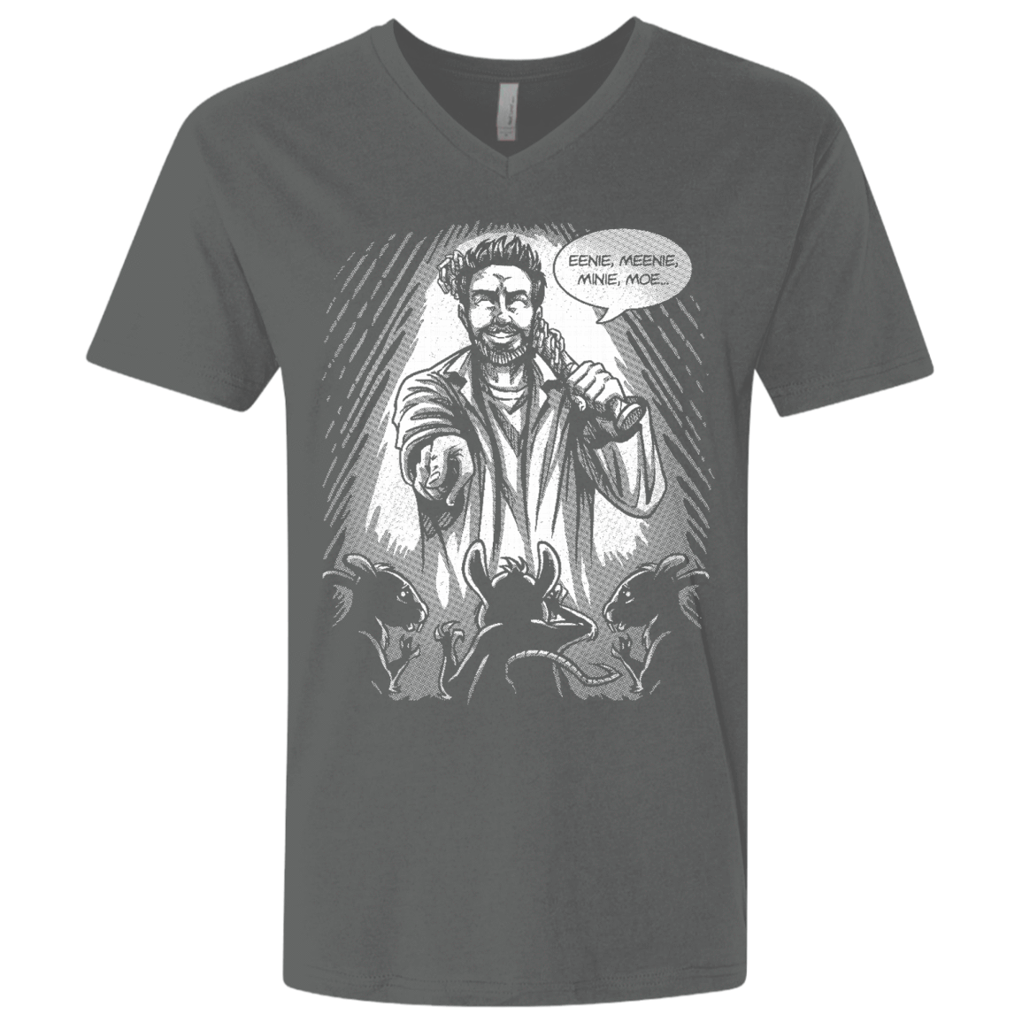 T-Shirts Heavy Metal / X-Small King of the Rats Men's Premium V-Neck