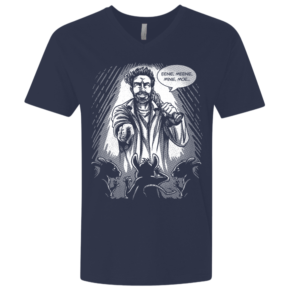 T-Shirts Midnight Navy / X-Small King of the Rats Men's Premium V-Neck