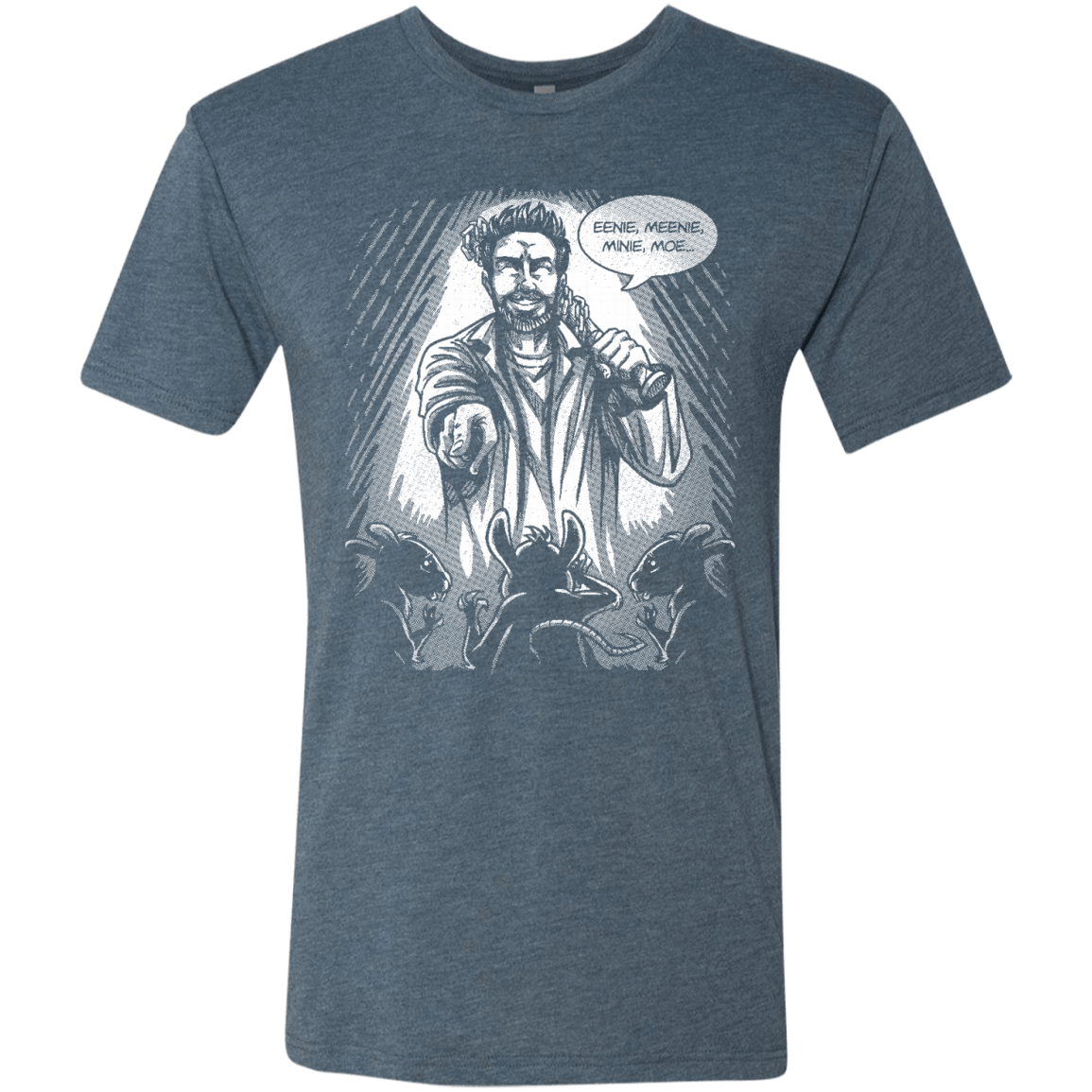 T-Shirts Indigo / Small King of the Rats Men's Triblend T-Shirt