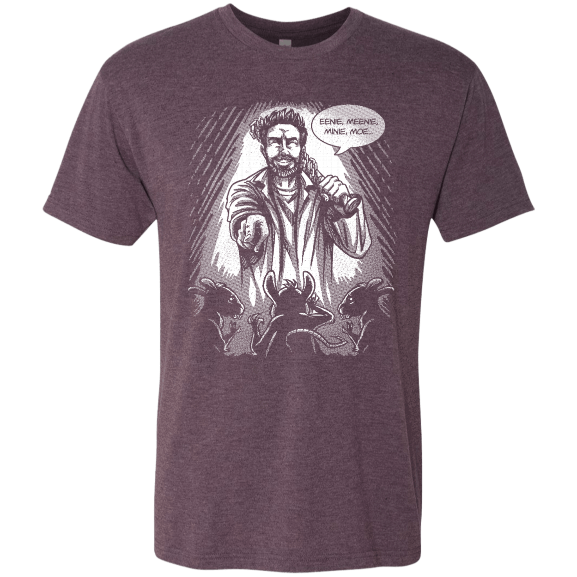 T-Shirts Vintage Purple / Small King of the Rats Men's Triblend T-Shirt