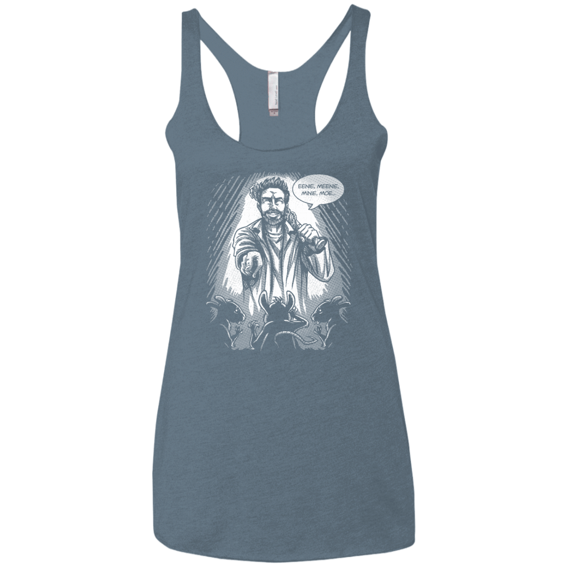 T-Shirts Indigo / X-Small King of the Rats Women's Triblend Racerback Tank