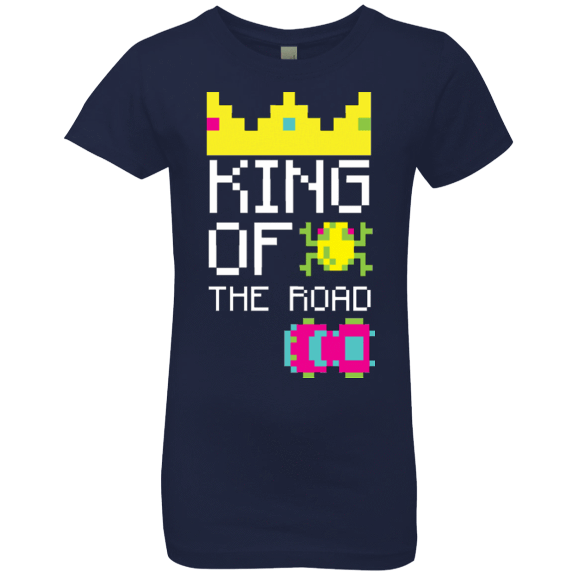 T-Shirts Midnight Navy / YXS King Of The Road Girls Premium T-Shirt