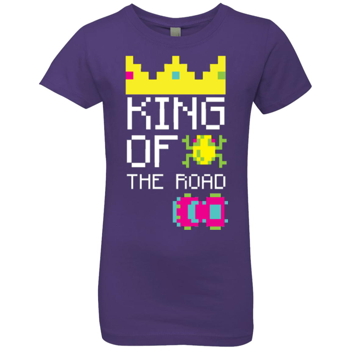 T-Shirts Purple Rush / YXS King Of The Road Girls Premium T-Shirt