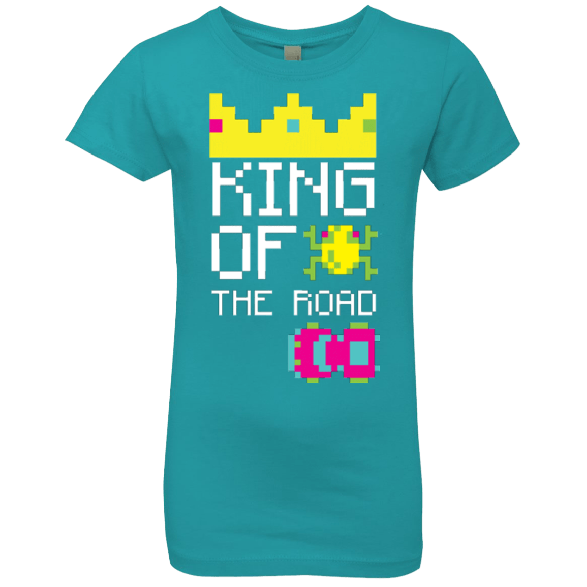 T-Shirts Tahiti Blue / YXS King Of The Road Girls Premium T-Shirt