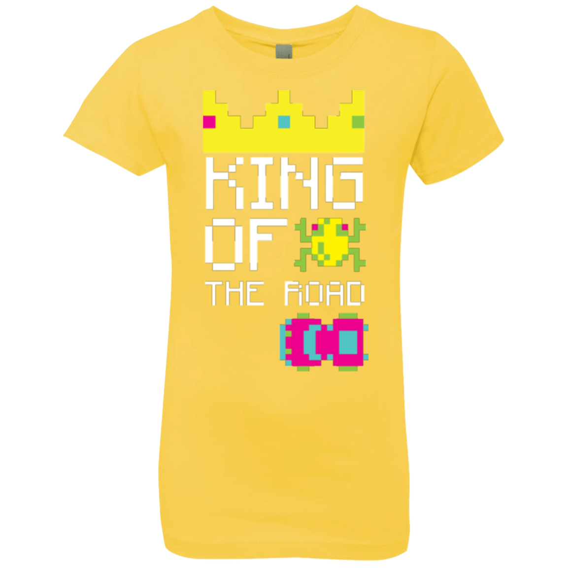 T-Shirts Vibrant Yellow / YXS King Of The Road Girls Premium T-Shirt
