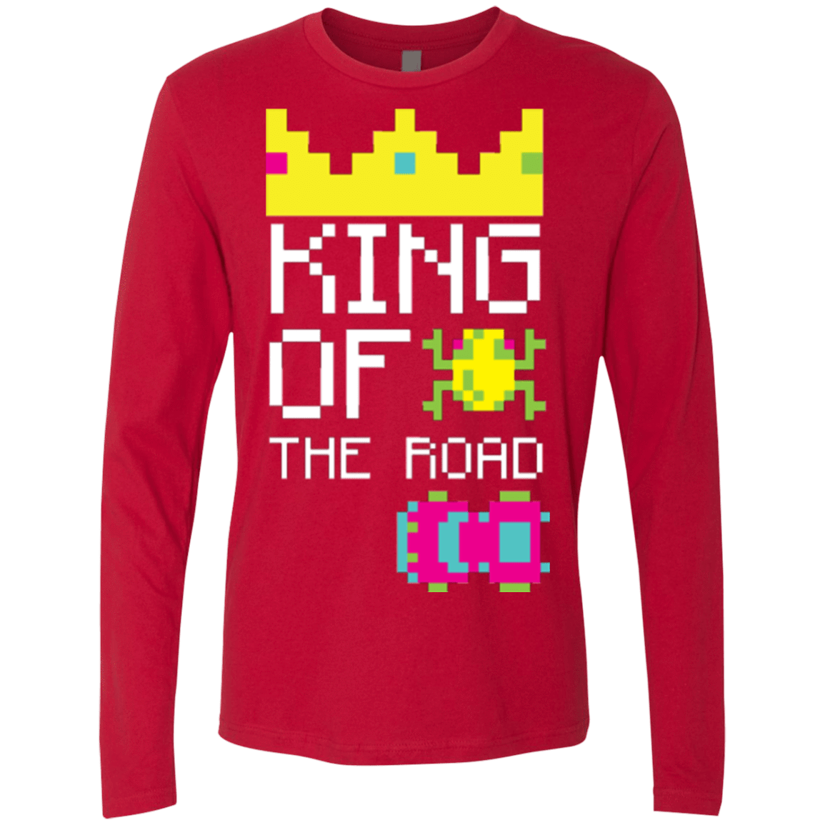 T-Shirts Red / Small King Of The Road Men's Premium Long Sleeve