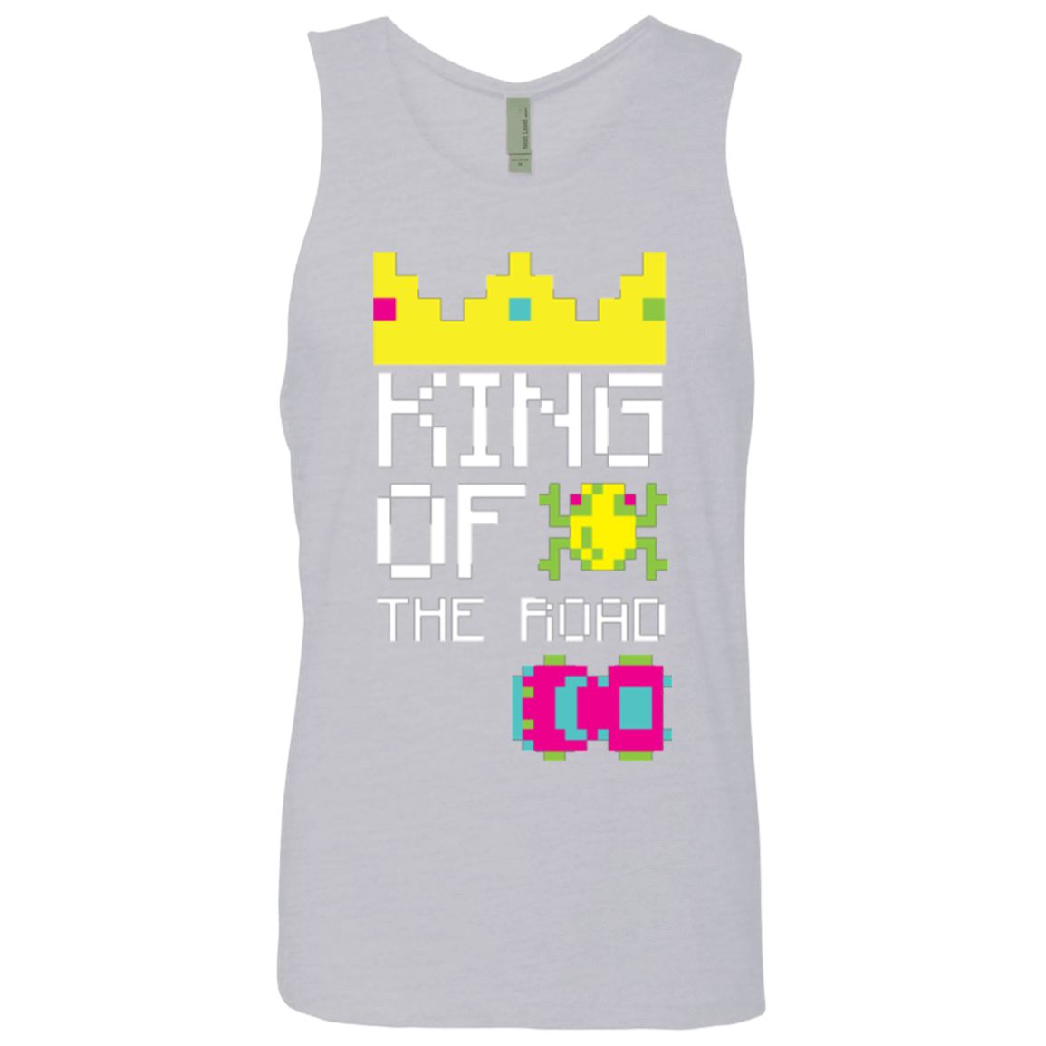 T-Shirts Heather Grey / Small King Of The Road Men's Premium Tank Top