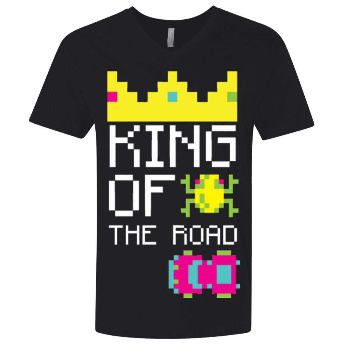 T-Shirts Black / X-Small King Of The Road Men's Premium V-Neck