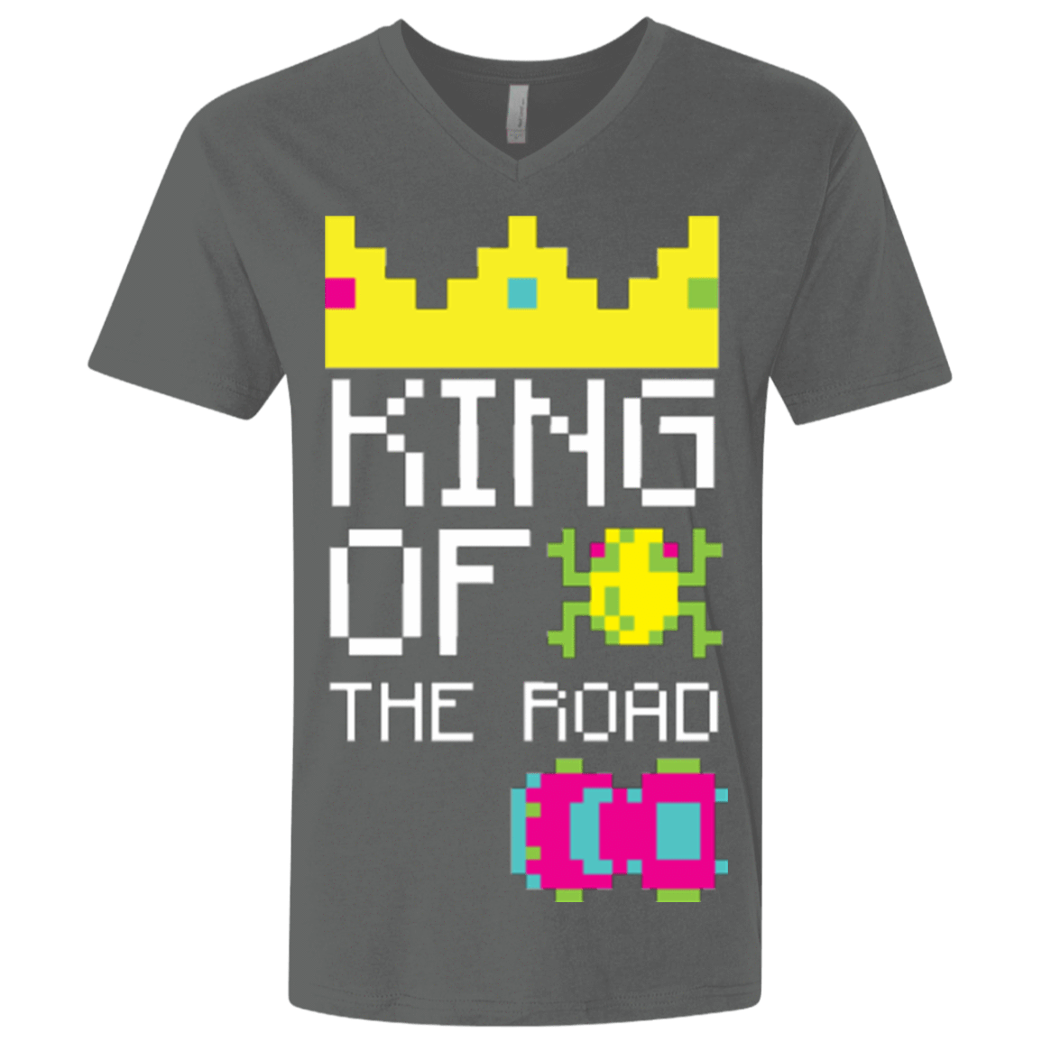 T-Shirts Heavy Metal / X-Small King Of The Road Men's Premium V-Neck
