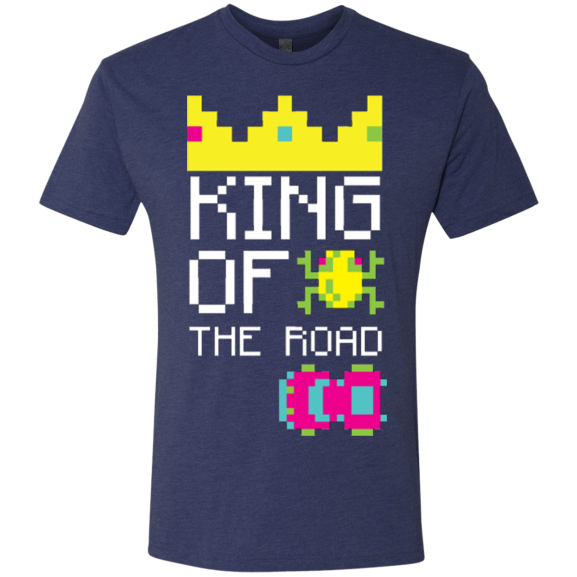 T-Shirts Vintage Navy / Small King Of The Road Men's Triblend T-Shirt