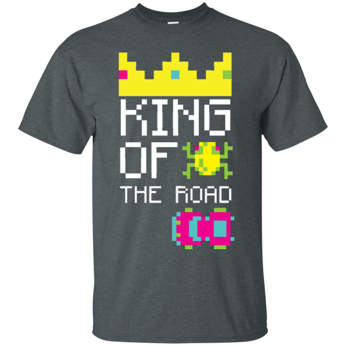 T-Shirts Dark Heather / Small King Of The Road T-Shirt