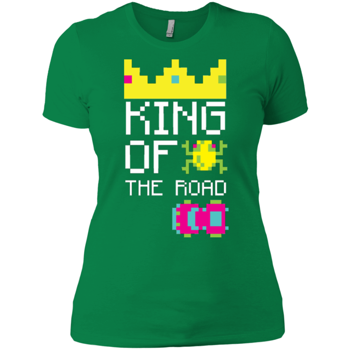 T-Shirts Kelly Green / X-Small King Of The Road Women's Premium T-Shirt