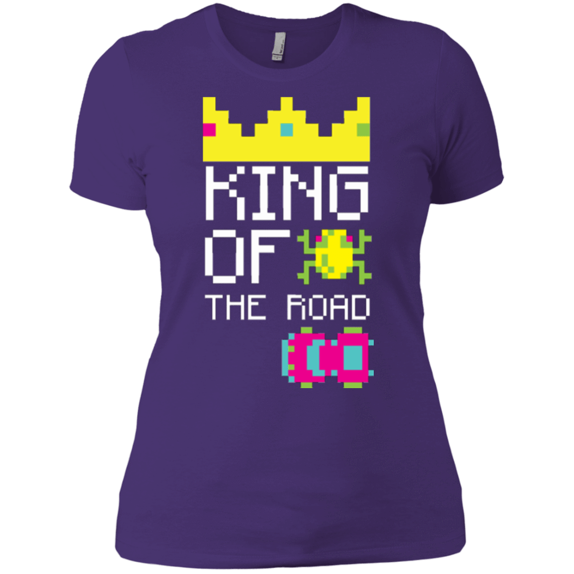 T-Shirts Purple Rush/ / X-Small King Of The Road Women's Premium T-Shirt