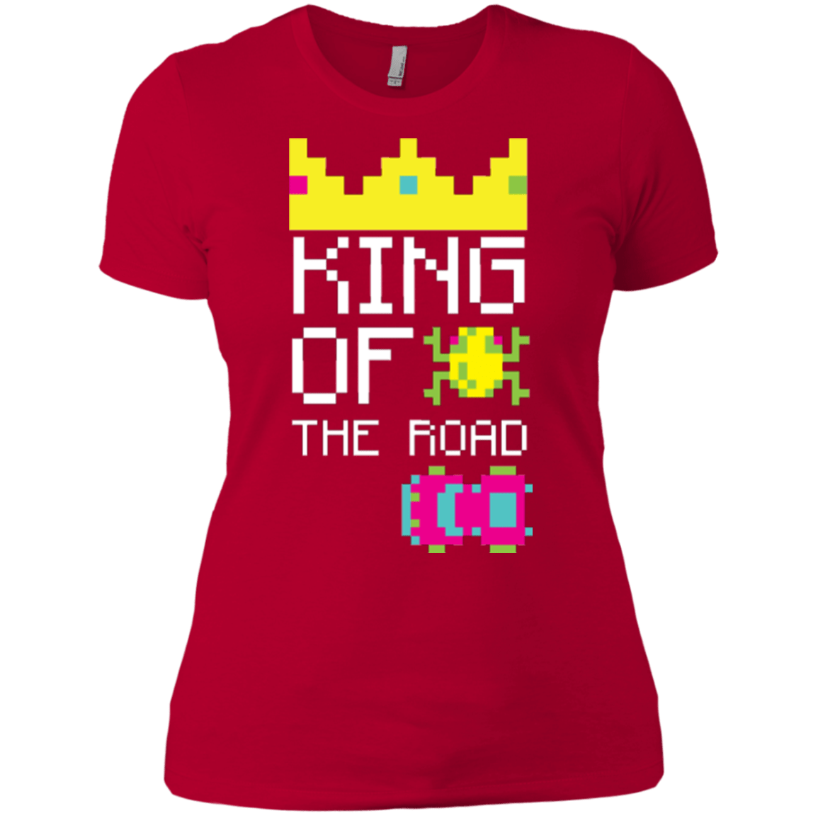 T-Shirts Red / X-Small King Of The Road Women's Premium T-Shirt