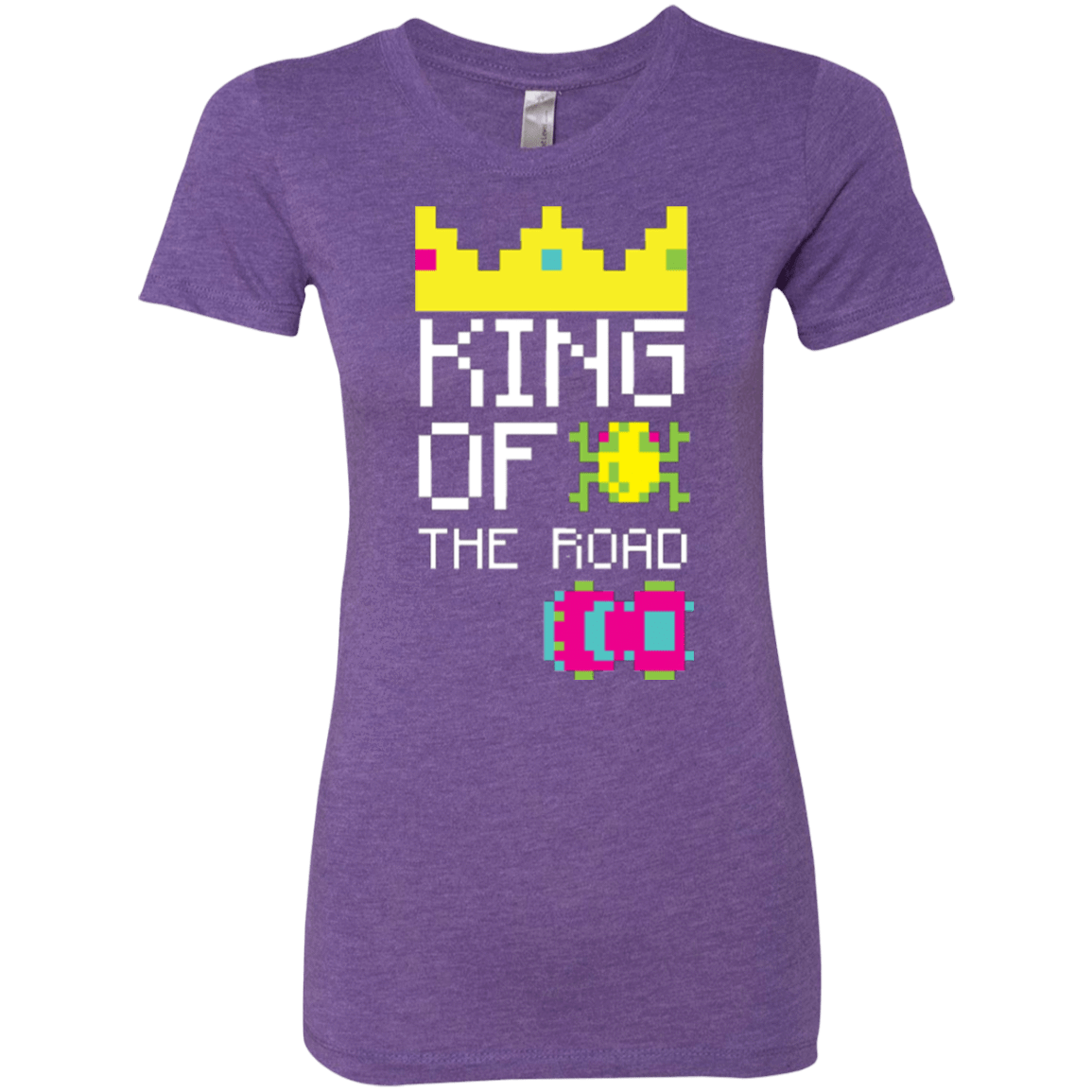 T-Shirts Purple Rush / Small King Of The Road Women's Triblend T-Shirt