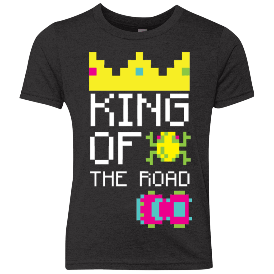 T-Shirts Vintage Black / YXS King Of The Road Youth Triblend T-Shirt