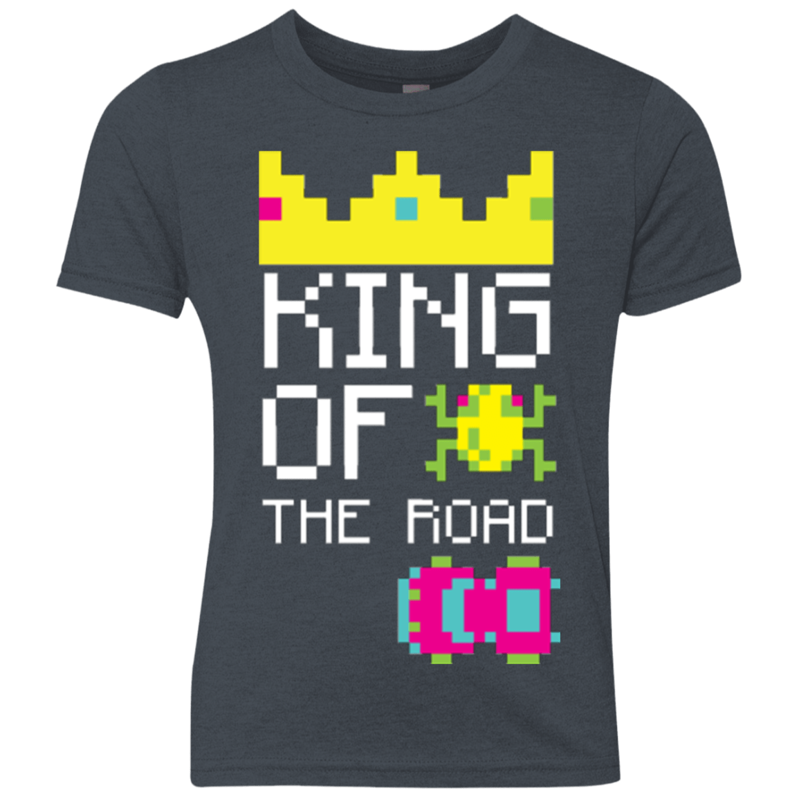 T-Shirts Vintage Navy / YXS King Of The Road Youth Triblend T-Shirt