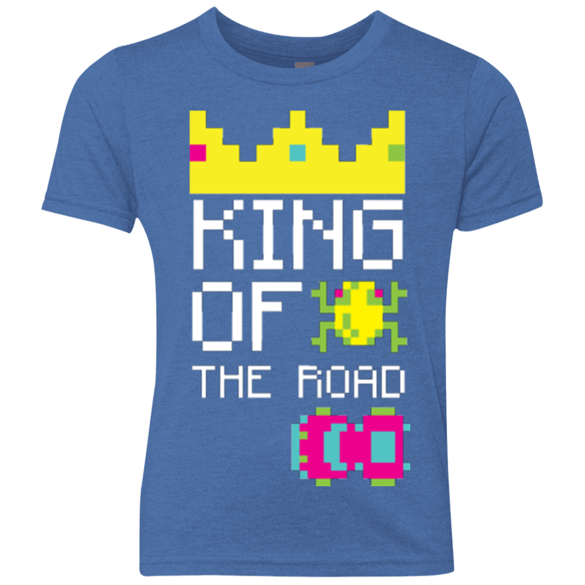 T-Shirts Vintage Royal / YXS King Of The Road Youth Triblend T-Shirt