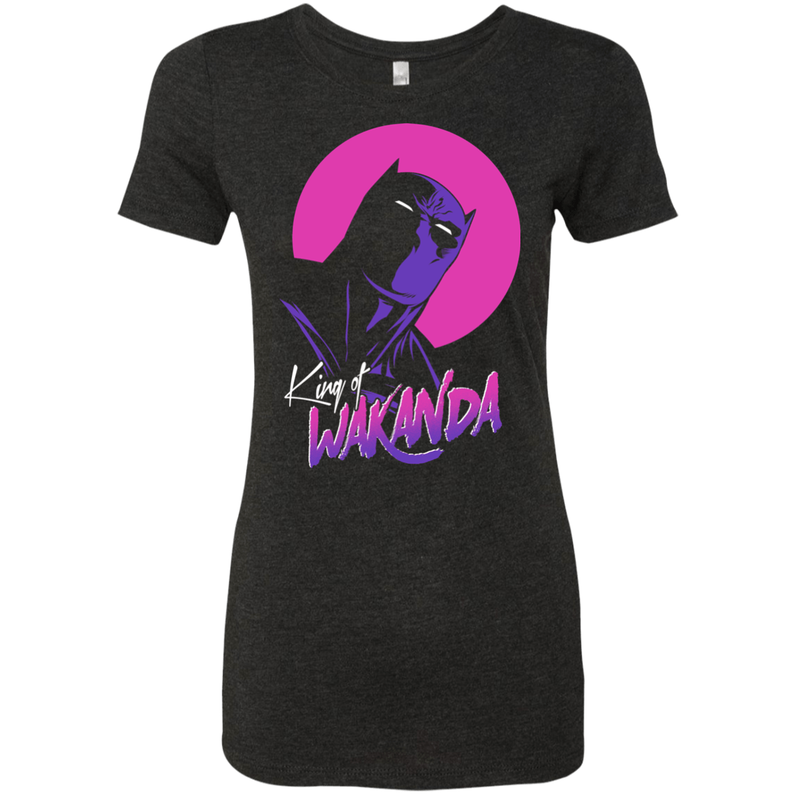 T-Shirts Vintage Black / S King of Wakanda Women's Triblend T-Shirt