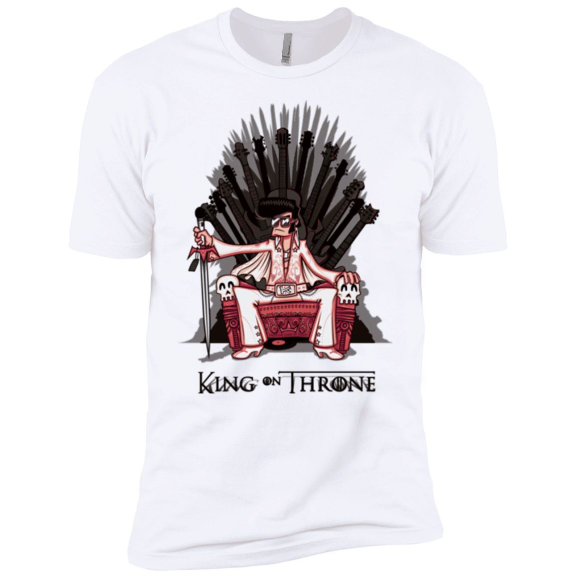 T-Shirts White / YXS King on Throne Boys Premium T-Shirt