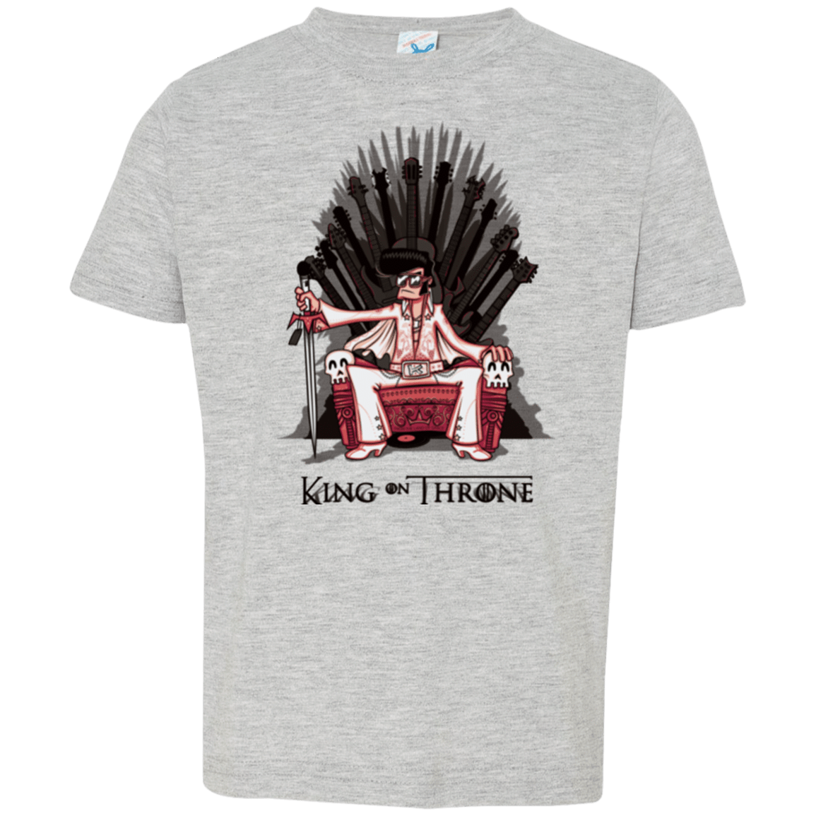 T-Shirts Heather / 2T King on Throne Toddler Premium T-Shirt