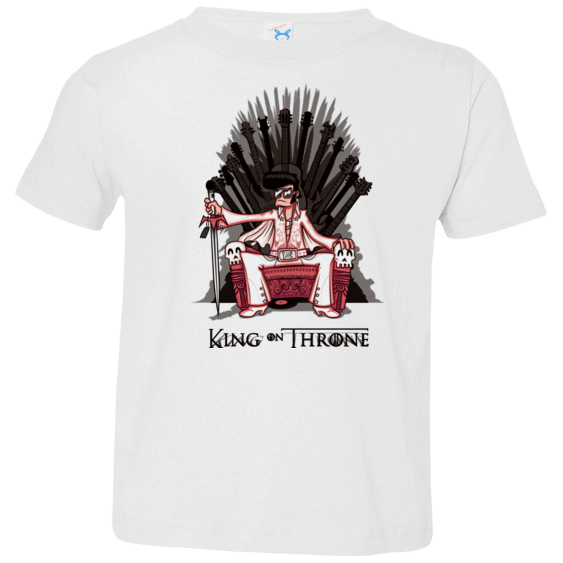 T-Shirts White / 2T King on Throne Toddler Premium T-Shirt