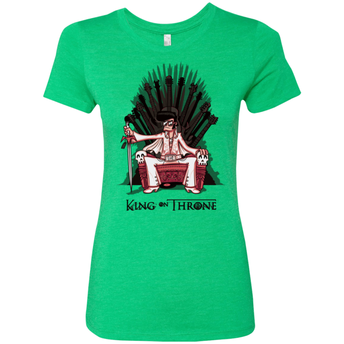 T-Shirts Envy / Small King on Throne Women's Triblend T-Shirt