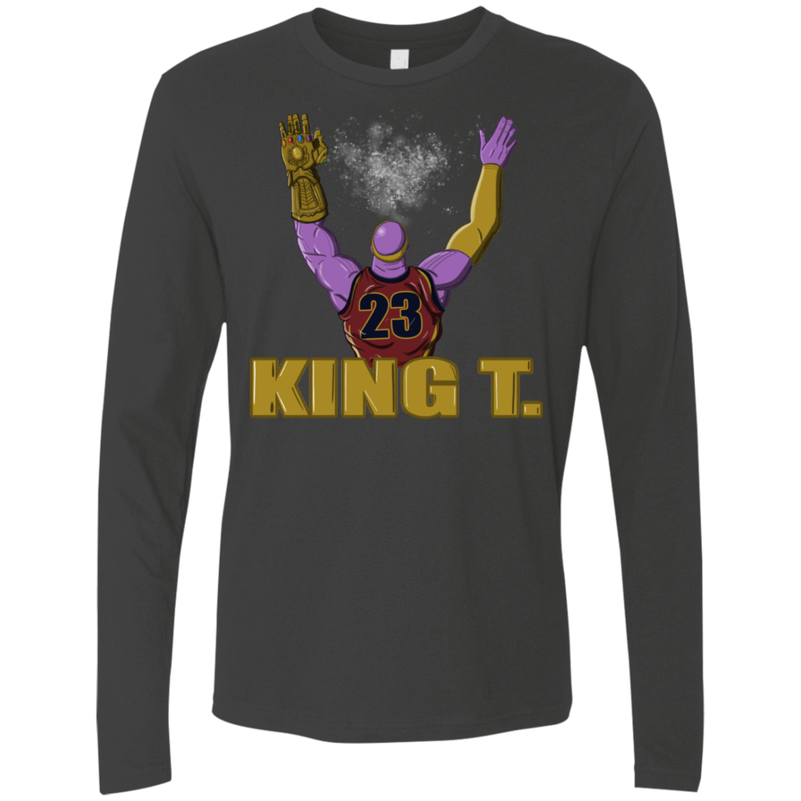 T-Shirts Heavy Metal / S King Thanos Men's Premium Long Sleeve