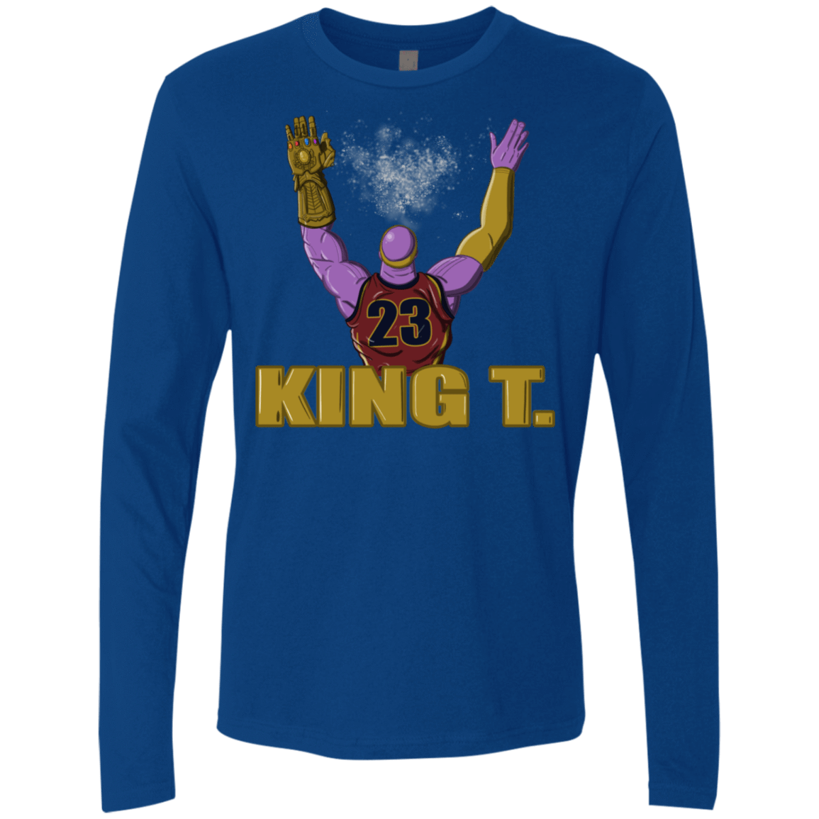 T-Shirts Royal / S King Thanos Men's Premium Long Sleeve