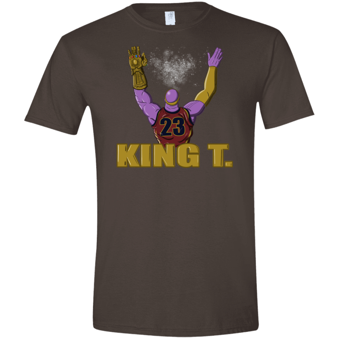 T-Shirts Dark Chocolate / S King Thanos Men's Semi-Fitted Softstyle