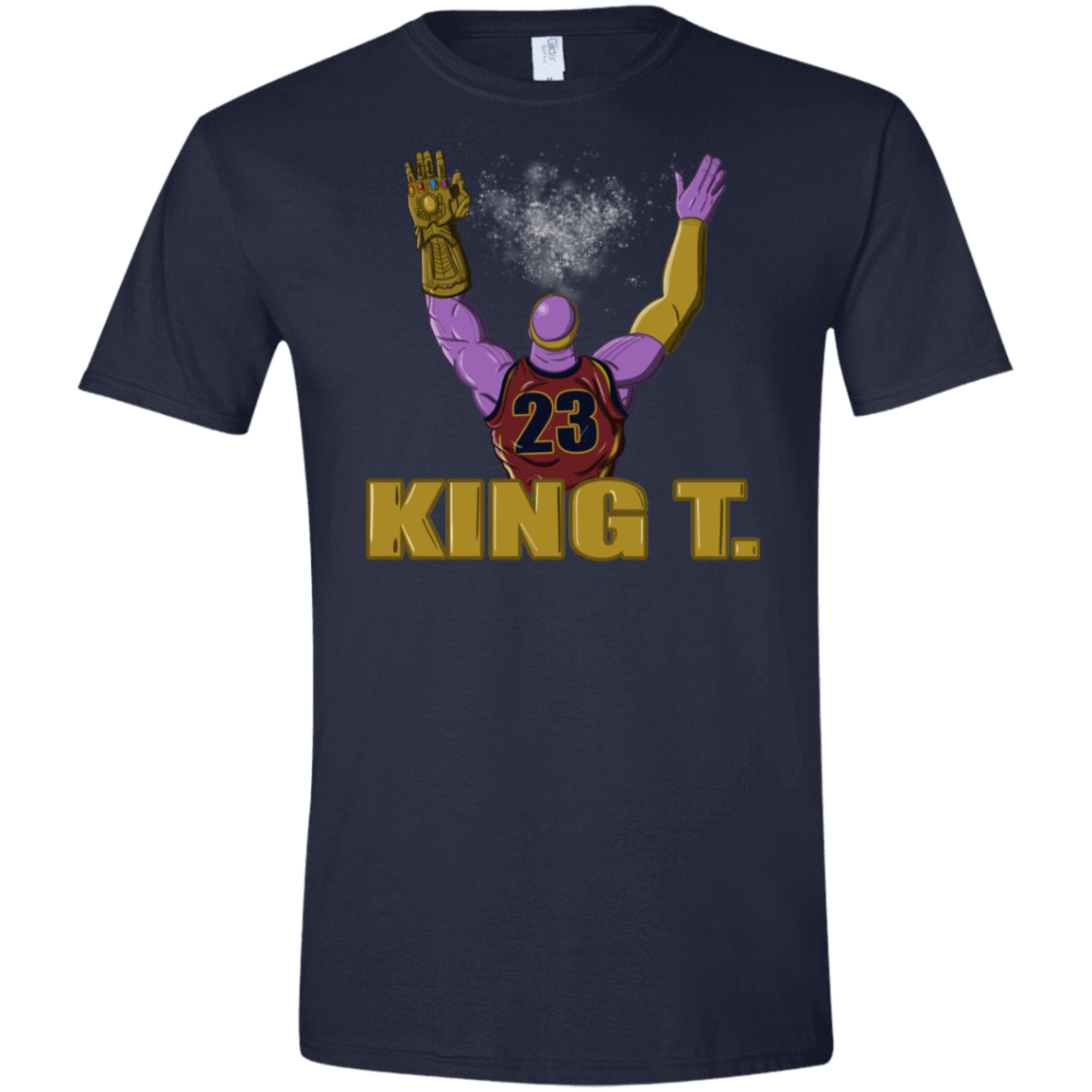 T-Shirts Navy / X-Small King Thanos Men's Semi-Fitted Softstyle