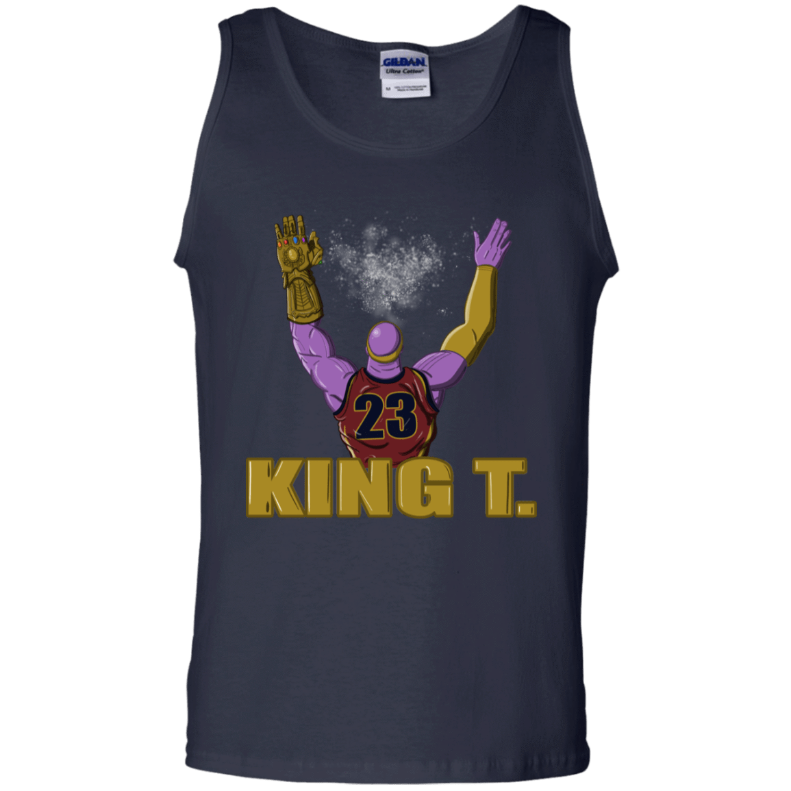 T-Shirts Navy / S King Thanos Men's Tank Top